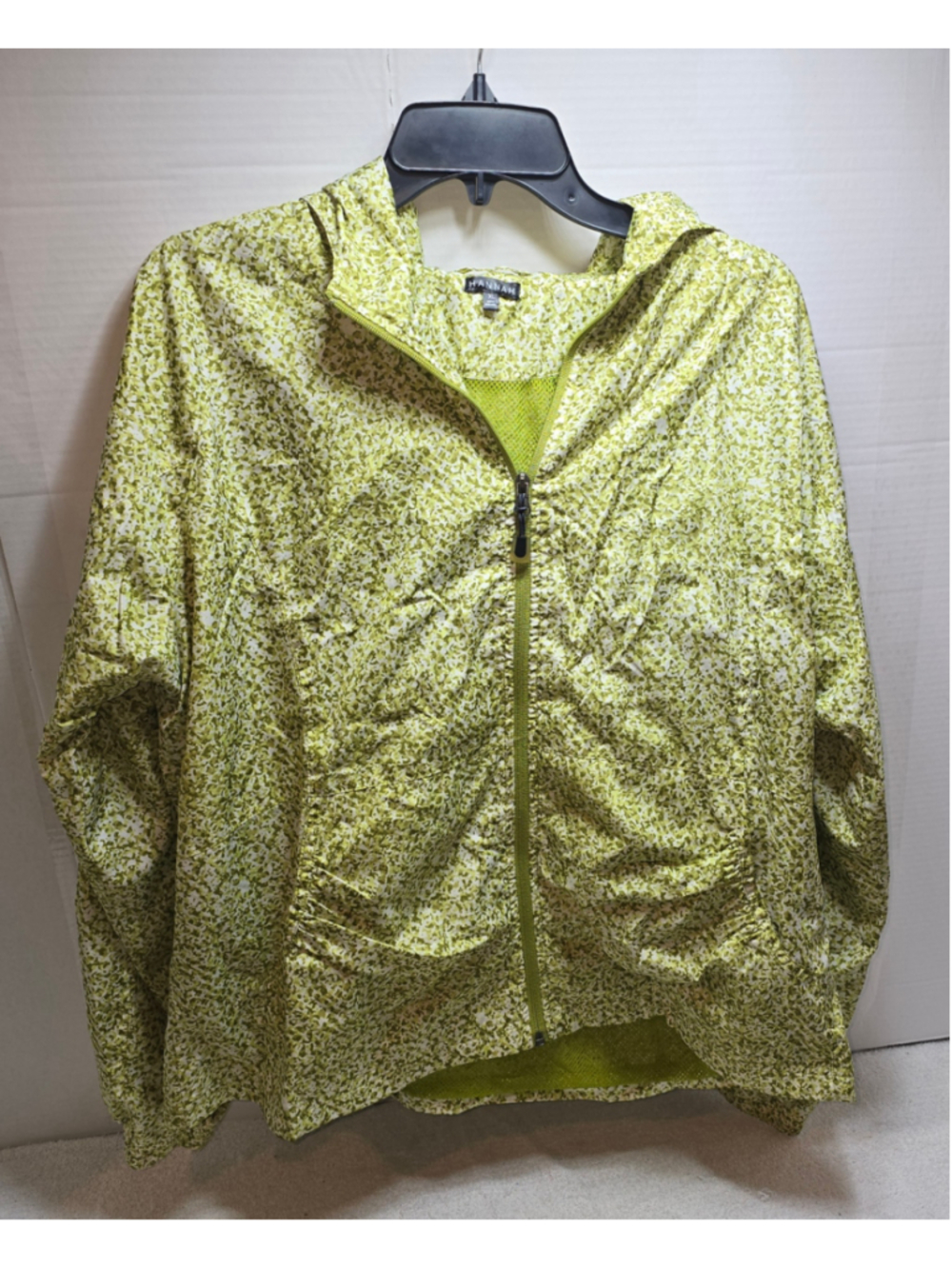Women's Hannah Lightweight Jacket XL Green White Patterned